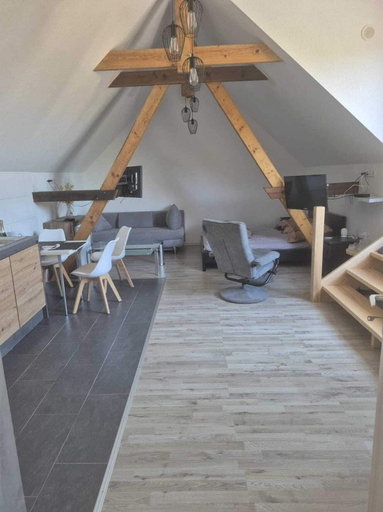 Living room 2, Appartement mit Dachterrasse, Monkebude, Vorpommern-Greifswald