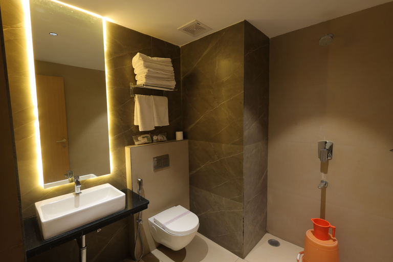 Bathroom 4, Hotel Nakshathra - A Royal Stay, Dindigul