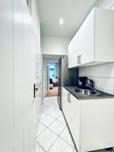 Private kitchen 4, Comfy 1BR Apt Near Praterstern, Wien