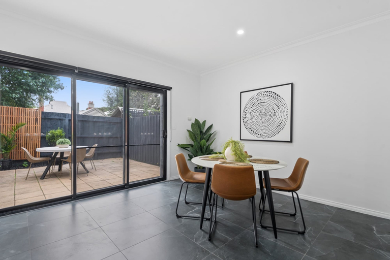 Living room 4, Sleek 2-bed Terrace Near Local Parks, Melbourne