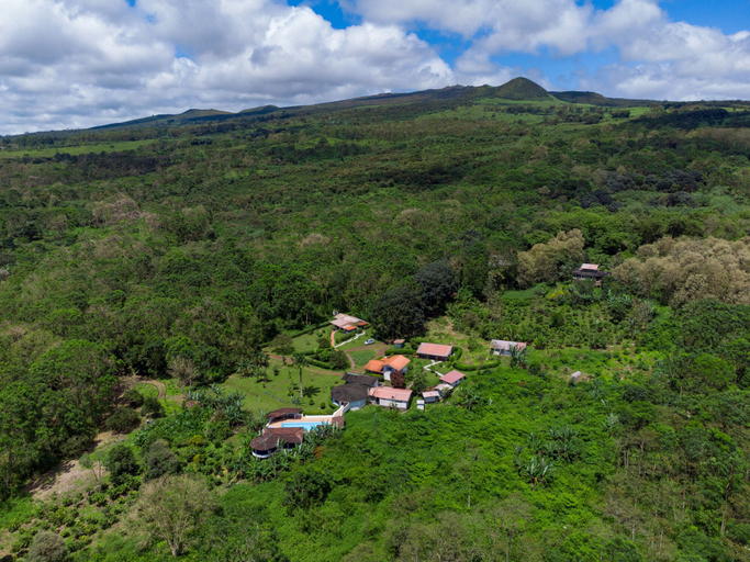 Aerial view, Enchanted Galapagos Lodge, Santa Cruz