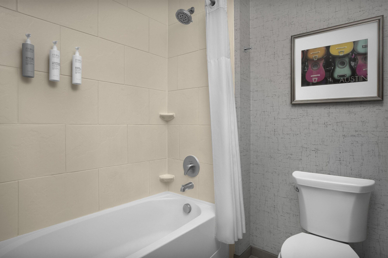Bathroom 5, Hampton Inn & Suites Austin @ The University / Capitol, Travis