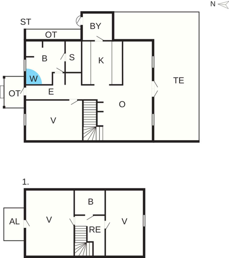 Floor plan, 5 Star Holiday Home in Brenderup Fyn, Middelfart