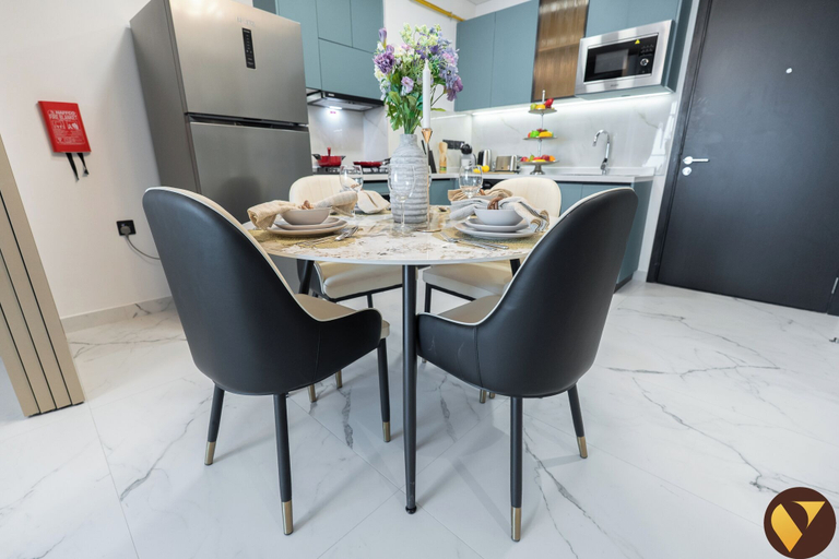 In-room dining 4, Vogue | Opalz by Danube Arjan near Science park, Dubai