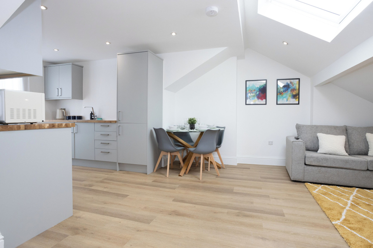 Living area, Flat 5 15 Longley Road, Salford