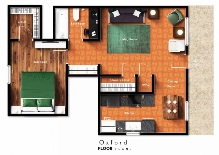 Room 4, Convenient to Ole Miss The Square, Lafayette
