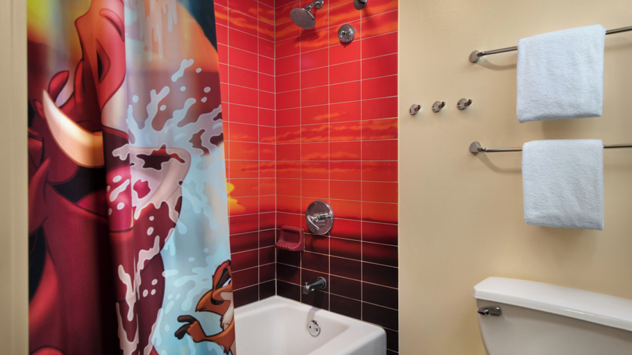 Bathroom 5, Disney's Art Of Animation Resort, Orange