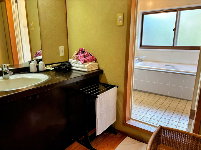 Bathroom 3, Yufuin Santokan, Yufu