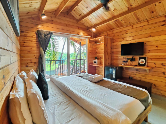 Bedroom 3, Tranquill Riverside Luxury Chalets, North Goa