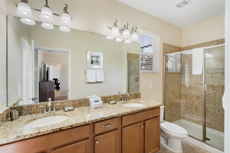 Bathroom 5, Paradise Palms Resort 5 Bedroom Home with Spa 5 Home, Osceola