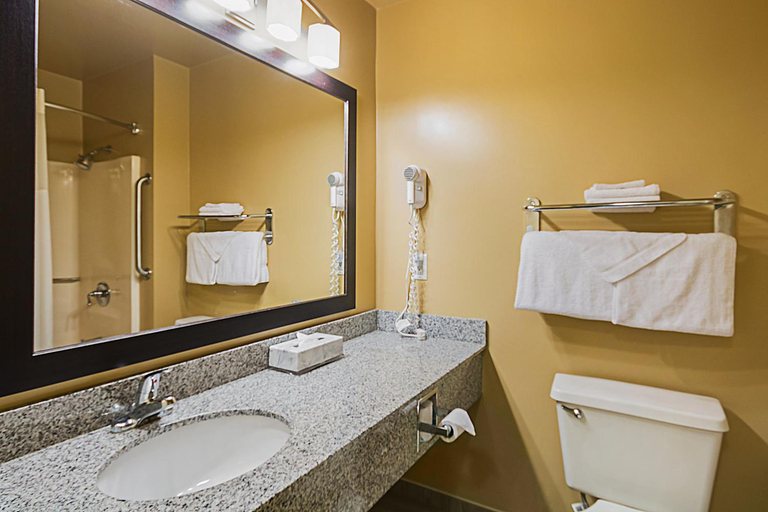 Bathroom 3, Quality Inn Fairmont, Marion