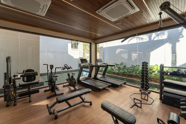 Fitness facility, Pyrenéus Residence Resort, Pirenópolis