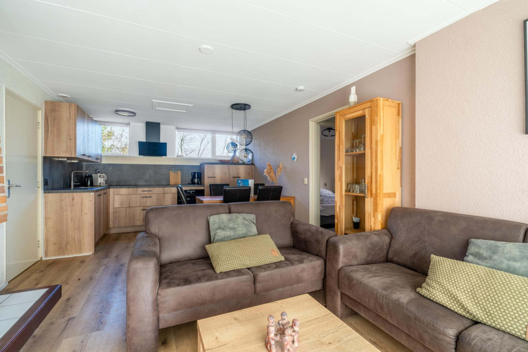 Living room 2, Tastefully Furnished Detached Bungalow for 5 People, Texel