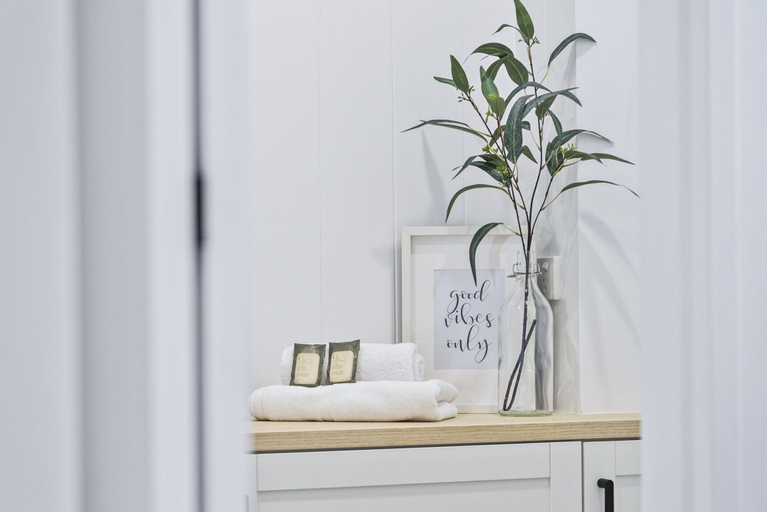 Bathroom 2, Studio3: Chic Bondi Abode With Pool & A/C, Sydney