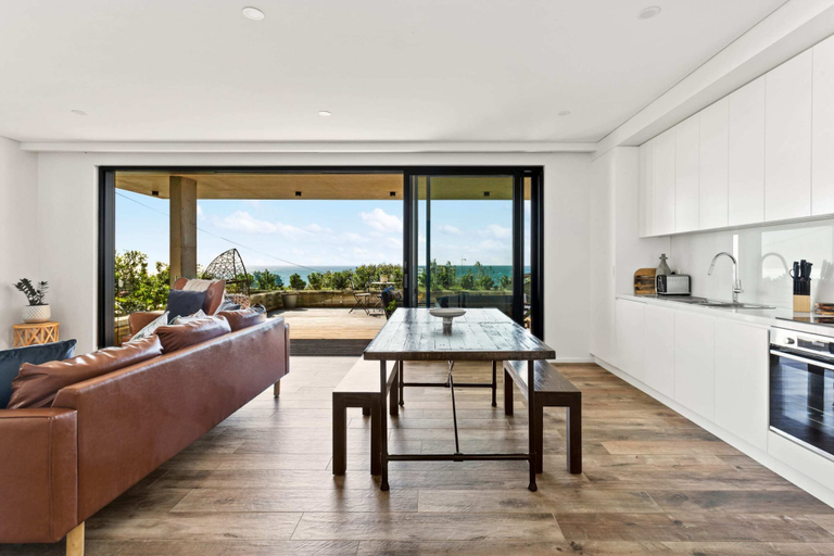 Living room 5, Ocean Views, Deck and Parking at Beach Apartment, Sydney