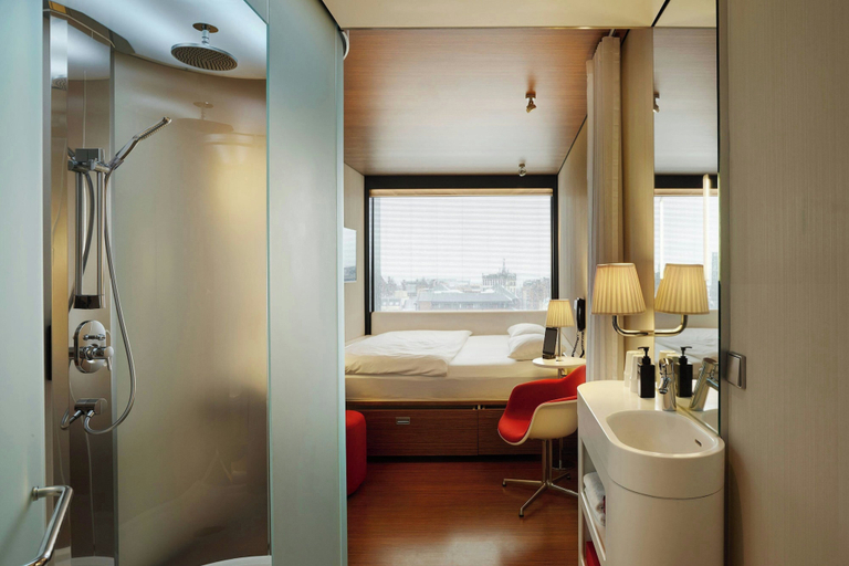 Bathroom 4, citizenM Glasgow, Glasgow