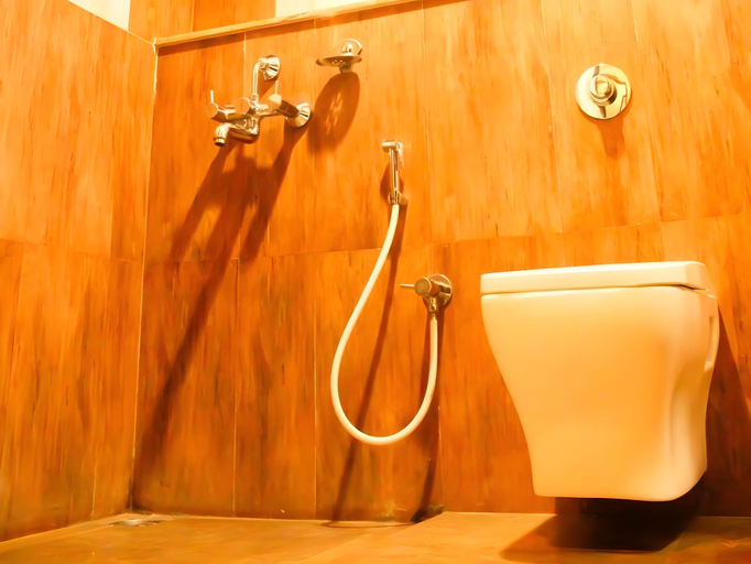 Bathroom, Hotel Yagappa, Thanjavur