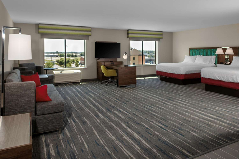 Bedroom 2, Hampton Inn Suites Avon Indianapolis In, Hendricks