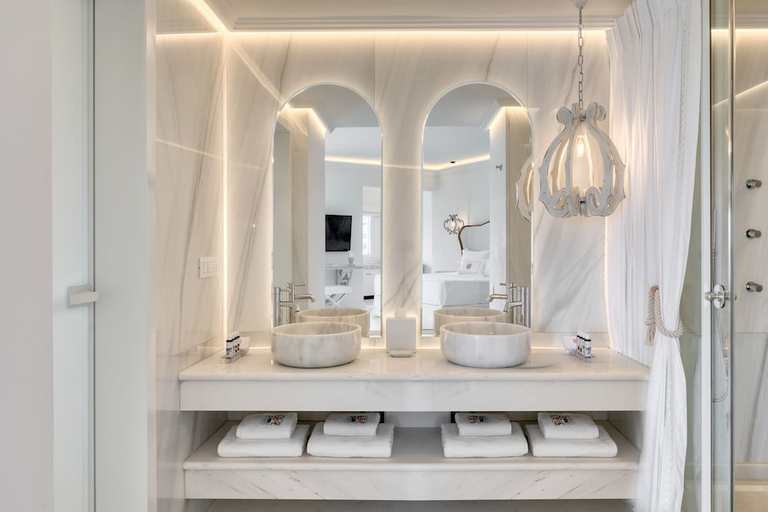Bathroom 4, Saint John Hotel Villas and Spa, South Aegean
