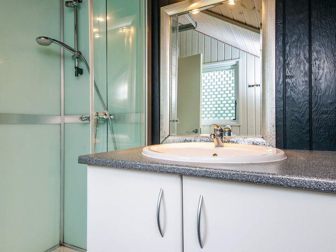 Bathroom, 4 Person Holiday Home in Oksbol, Varde