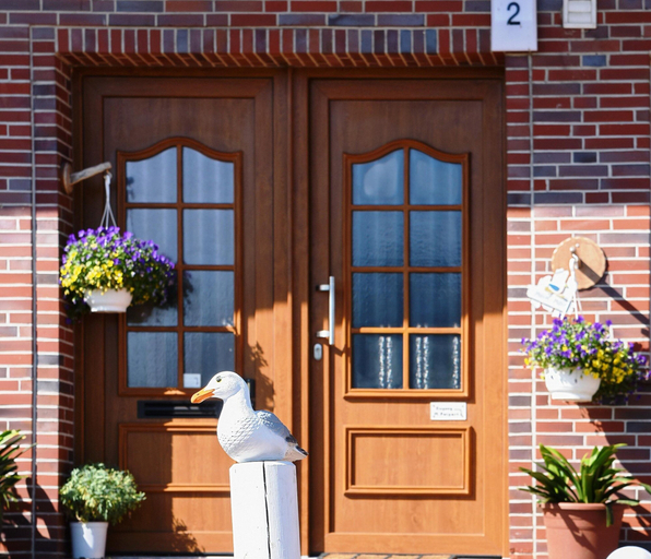 Reception, Ferienwohnung mit Balkon in Bensersiel, Wittmund