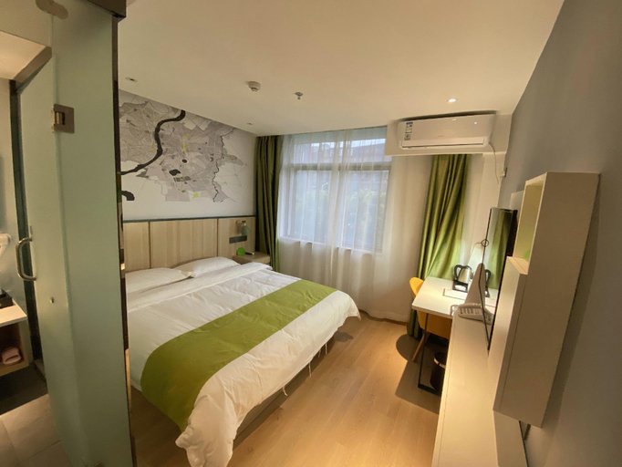 Bedroom 2, Vatica Hotel Anqing Wuyue Square Boai Hospital, Anqing