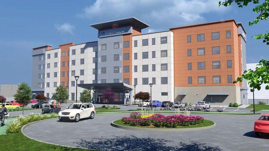 Exterior view, Hyatt House Schenectady / Mohawk Harbor, Schenectady