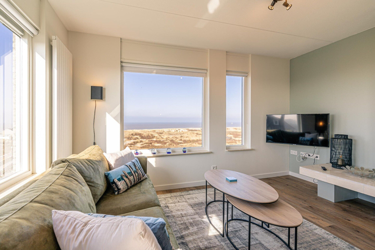 Living room 1, 4 Person Apartment With sea View, Texel