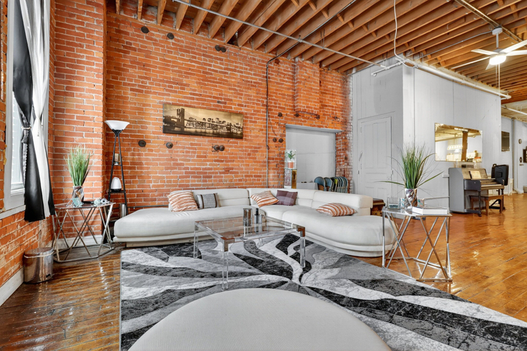 Living area 5, New! Huge Downtown Loft - Game Room - Free Parking, Wayne