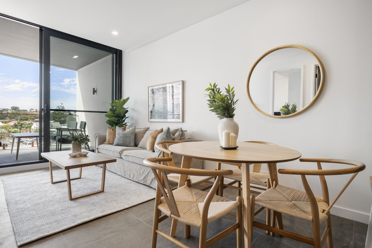 Living room 2, Chic 1-bed Escape in Fremantle With Parking, Fremantle