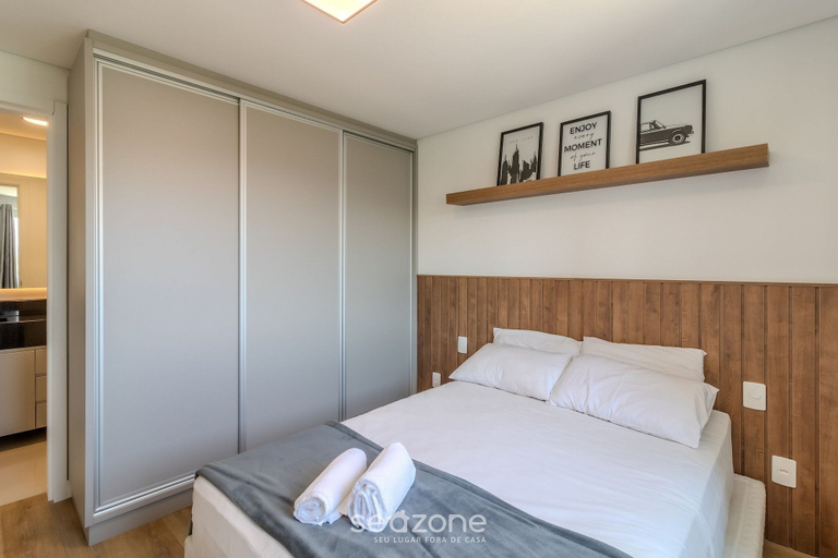 Room 2, Modern and Complete Apartments in Itajai - RVC, Itajaí