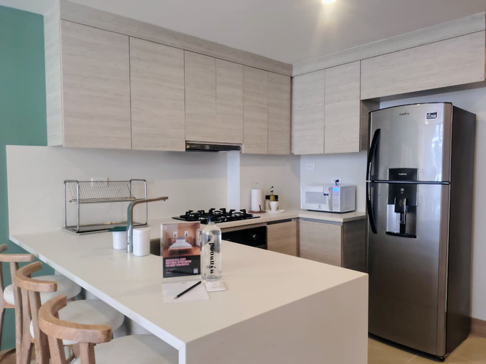 Room 3, w Minimalist 1BR w Amazing View in Morros Eos, Cartagena de Indias