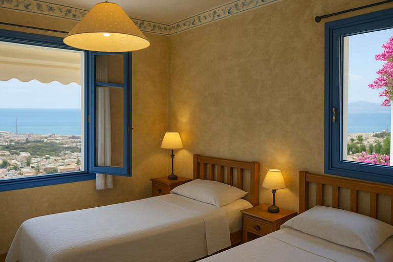 Bedroom 3, Private Apartment Sea View, Crete