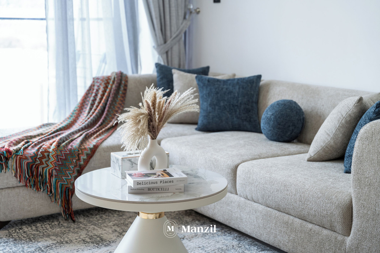 Living area 4, Manzil - 1BR Apartment in JVC with Pool, Dubai