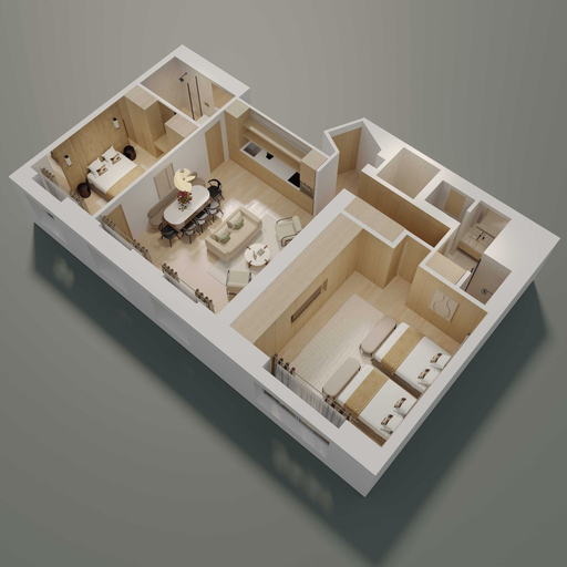 Floor plan 3, Luxury Flat -2br/8p- Madeleine/saint Honore, Paris
