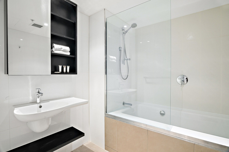 Bathroom 4, Sleek Inner-city Flat in the Heart of Melbourne, Melbourne