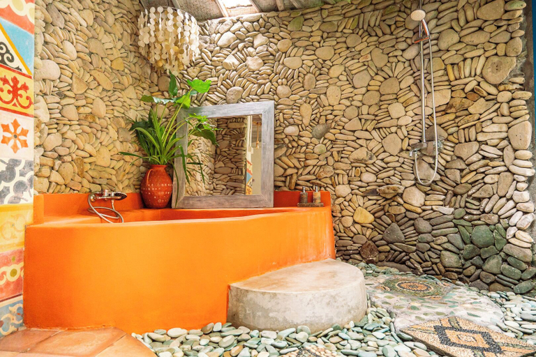 Bathroom 5, Barong Retreat Villa Ubud with Hammock Terrace, Garden & Koi Pond, Gianyar