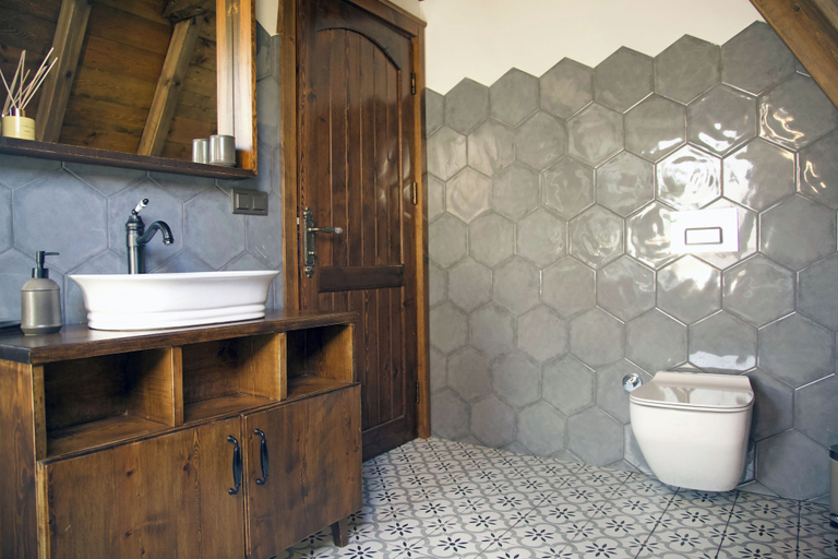 Bathroom 3, Bolu Yaban Yasam Chalets, Merkez