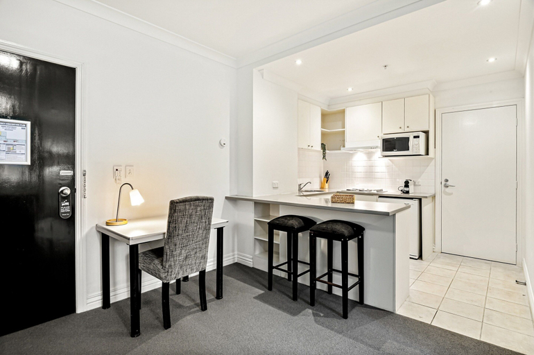 Living room 5, 1-bed Stay in Melbourne's Heart, Melbourne