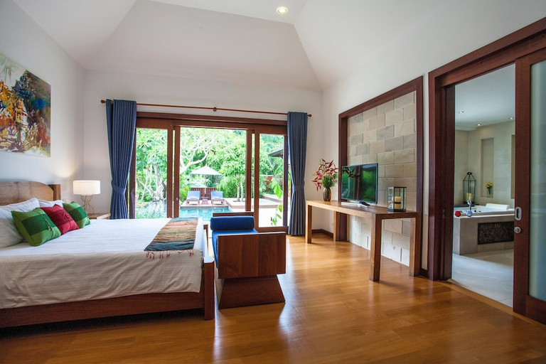 Bedroom 2, Baan Pinya Chic Three Bedroom Pool Villa, Mueang Krabi