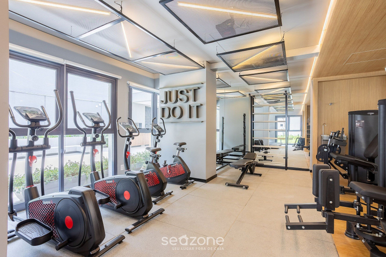 Fitness facility 5, Apt w/ Balcony & View, 650m From the Metro Nik0504, São Paulo