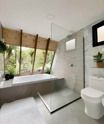 Bathroom 5, Cabanas Lumberjack, Urubici