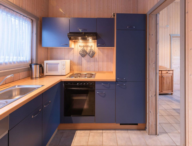 Private kitchen 3, Ferienhaus mit Sauna im Ferienpark Mirow, Mecklenburgische Seenplatte