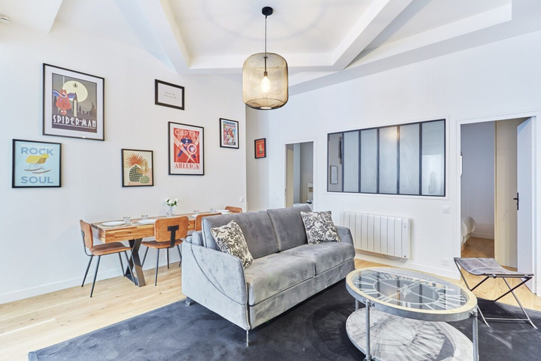 Living area 5, Superb AC Loft 3 bdr - Paris Pere Lachaise, Paris