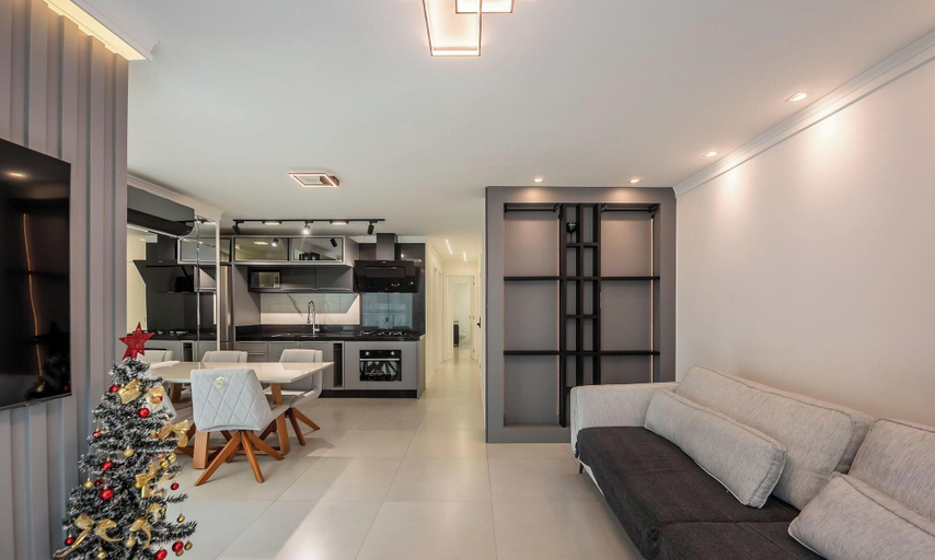 Living area 3, Apt w/ Barbecue Grill 850 m From the Beach Sem0302, Itapema