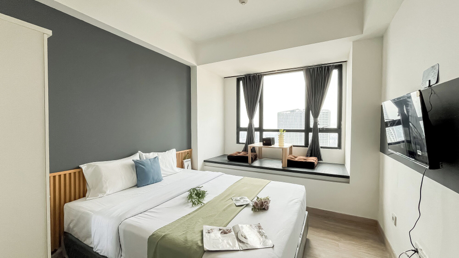 Bedroom 3, Modern Look Studio Room At Collins Boulevard Apartment, Tangerang