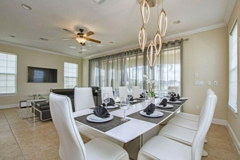 Restaurant, Reunion 5 Bedroom Vacation Home 7824, Osceola