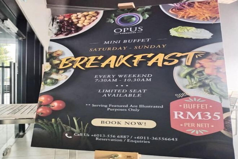 Food & Drinks 5, Luxury Apartment at Opus Residence Kuala Lumpur, Kuala Lumpur