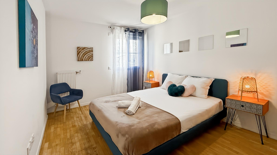 Bedroom 2, Modern Apartment Near Disneyland Paris , Seine-et-Marne