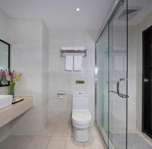 Bathroom 3, GreenTree Eastern Hotel Yancheng High-Speed Railway Station North Bus Station, Yancheng